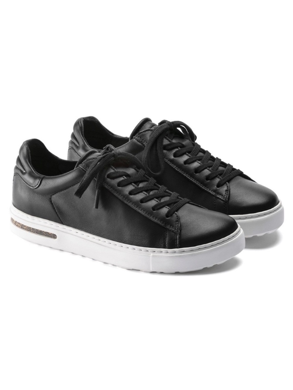 BIRKENSTOCK Bend Low Black Leather Sneakers 39